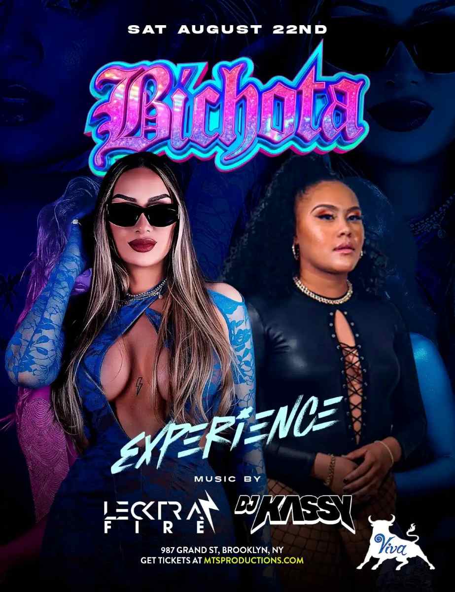 Buy tickets for La Bichota Experience at Viva Toro Brooklyn | Latin Party La Bichota Experience at Viva Toro Brooklyn | Latin Party