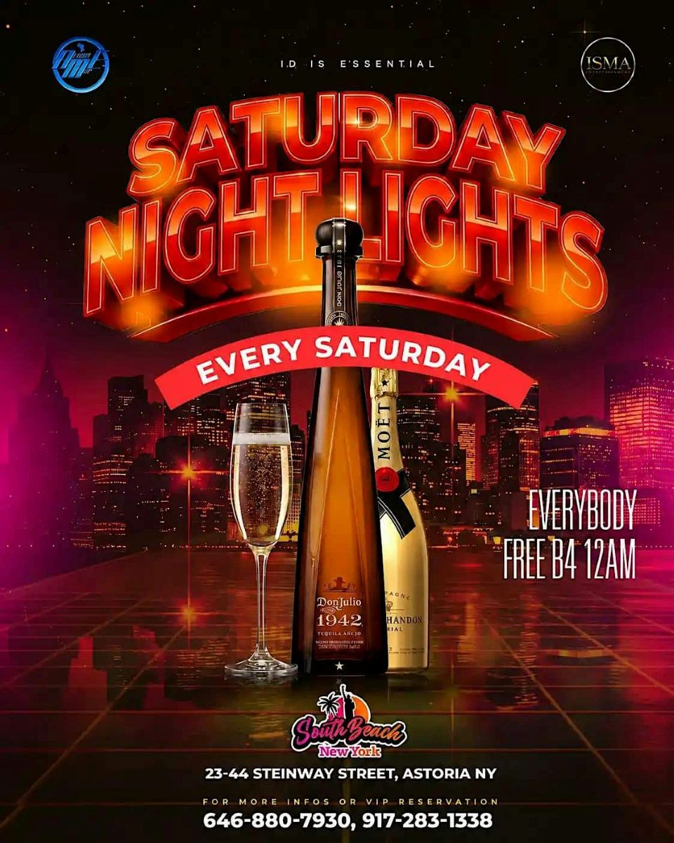 Saturday Night Lights at South Beach Astoria – Astoria Saturday Night Party – Aug 22