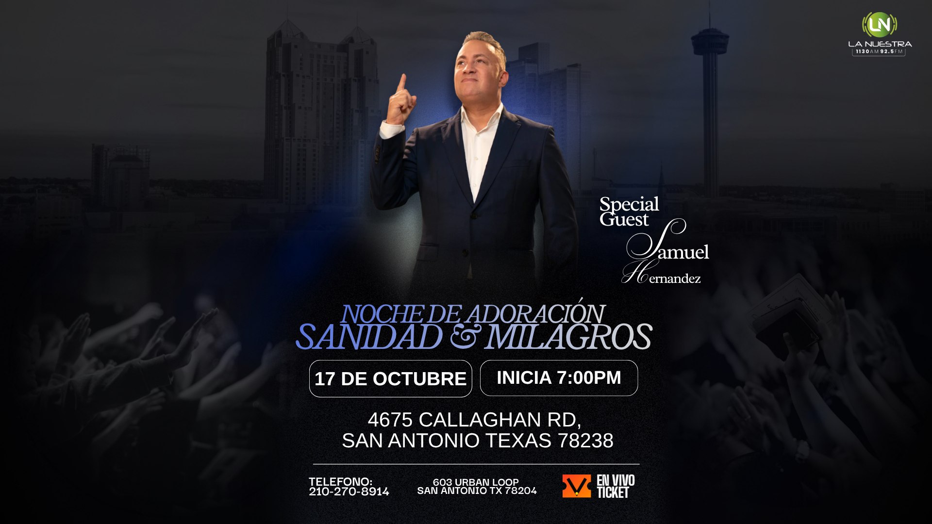 Buy tickets for SAMUEL HERNANDEZ EN CONCIERTO SAMUEL HERNANDEZ EN CONCIERTO