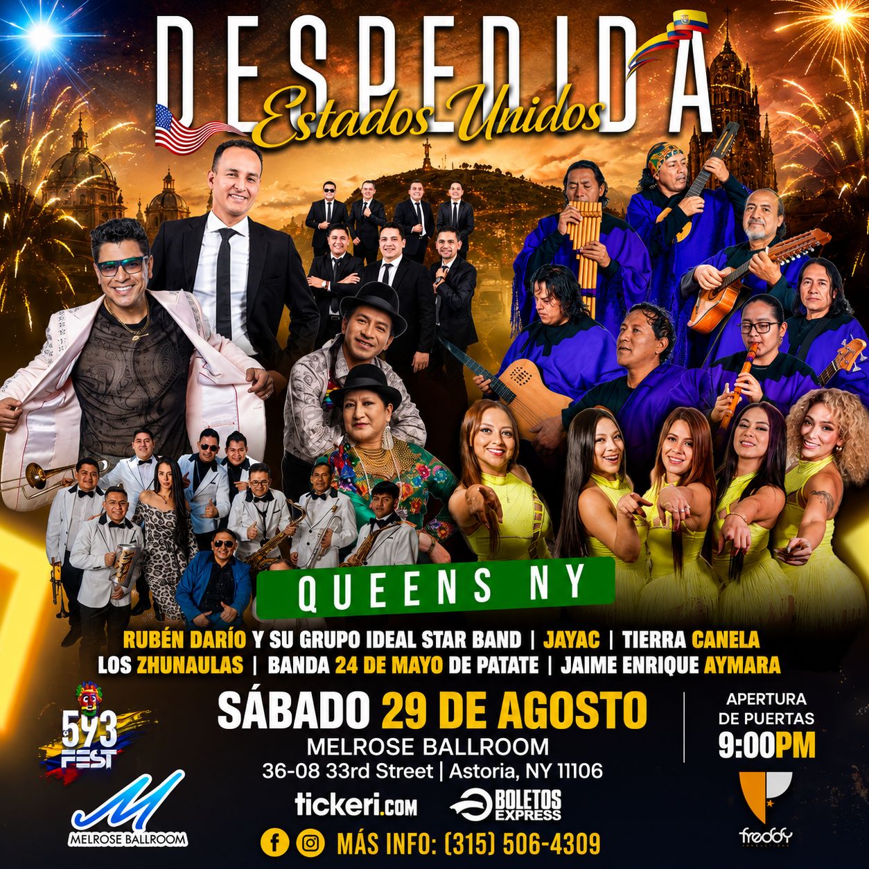 RUBEN DARIO Y SU GRUPO IDEAL STAR BAND | JAYAC | TIERRA CANELA