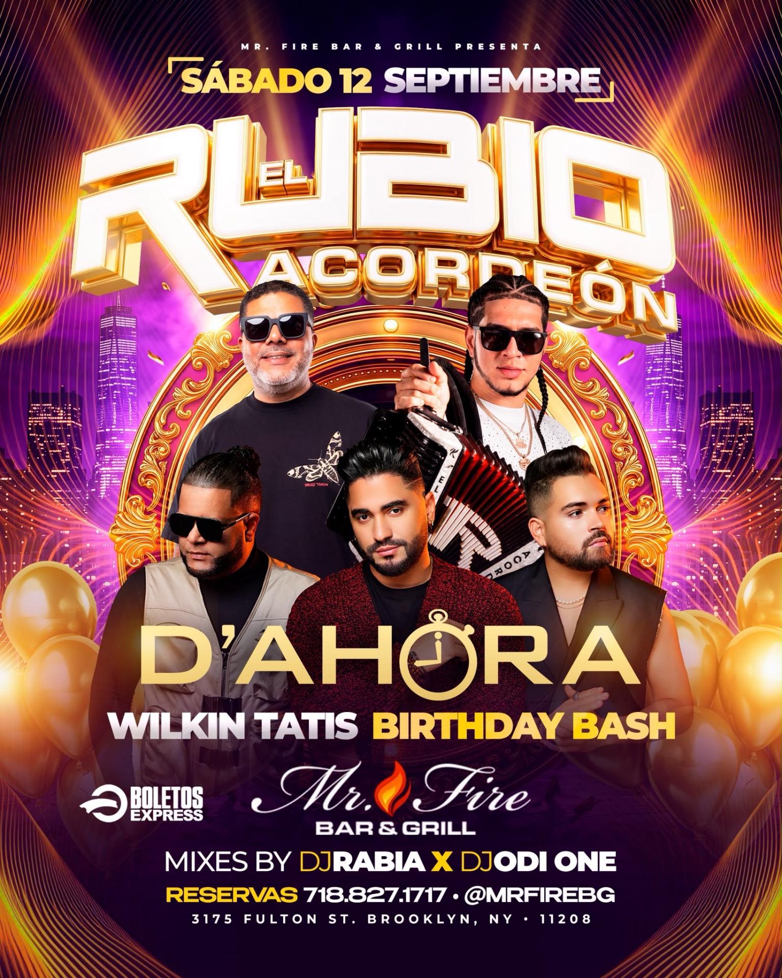Buy tickets for EL RUBIO ACORDEON | D' AHORA EL RUBIO ACORDEON | D' AHORA