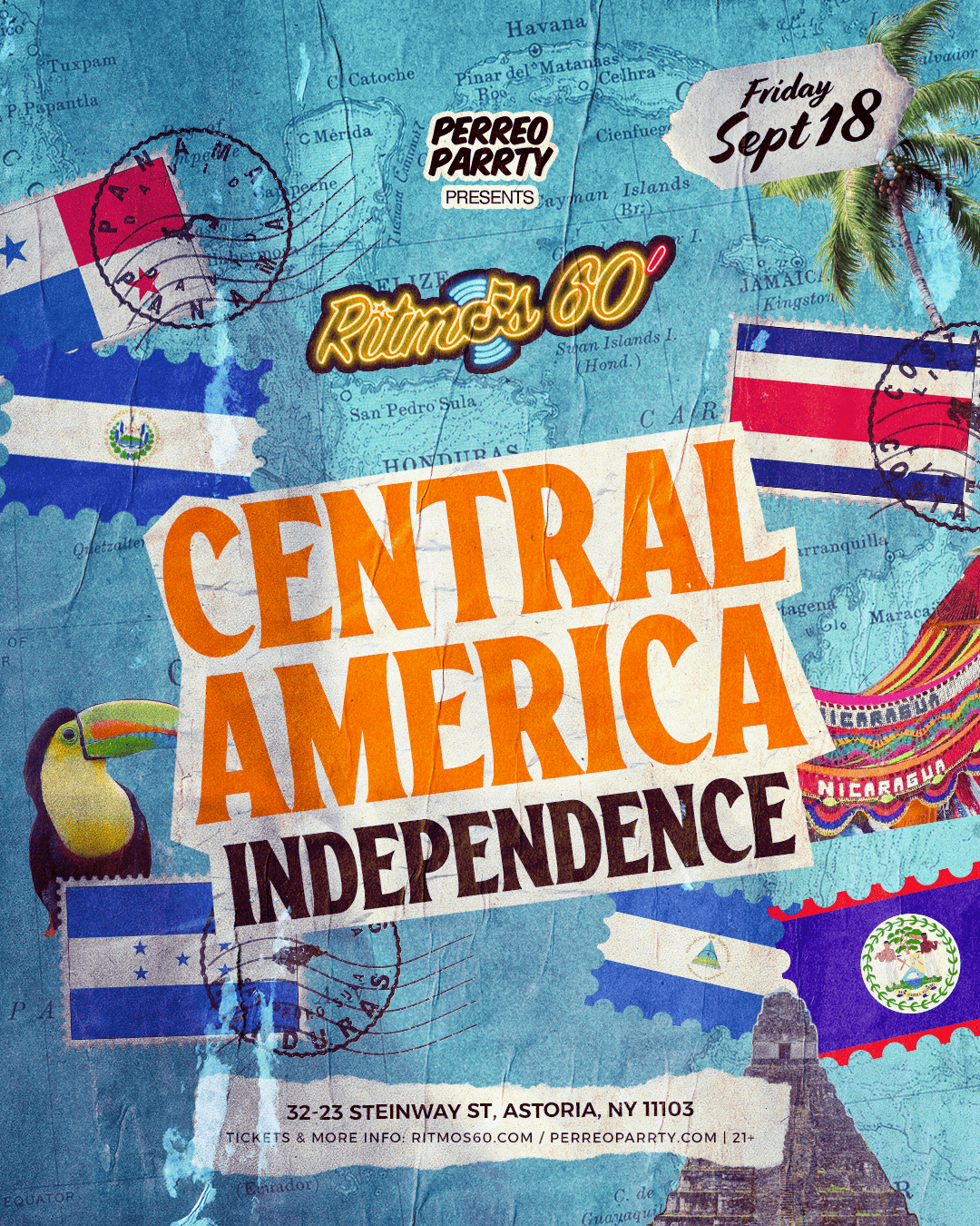 Buy tickets for Central America Independence Party at the Legendary Ritmos 60 Bar NYC Central America Independence Party at the Legendary Ritmos 60 Bar NYC