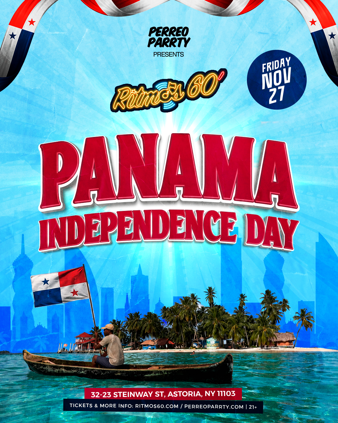 Panama Independence Party at the Legendary Ritmos 60 Bar NYC