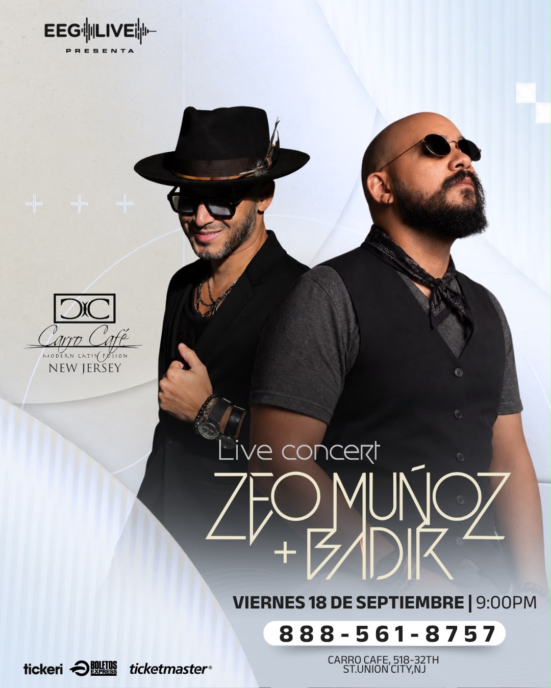 Buy tickets for ZEO MUNOZ + BADIR ZEO MUNOZ + BADIR