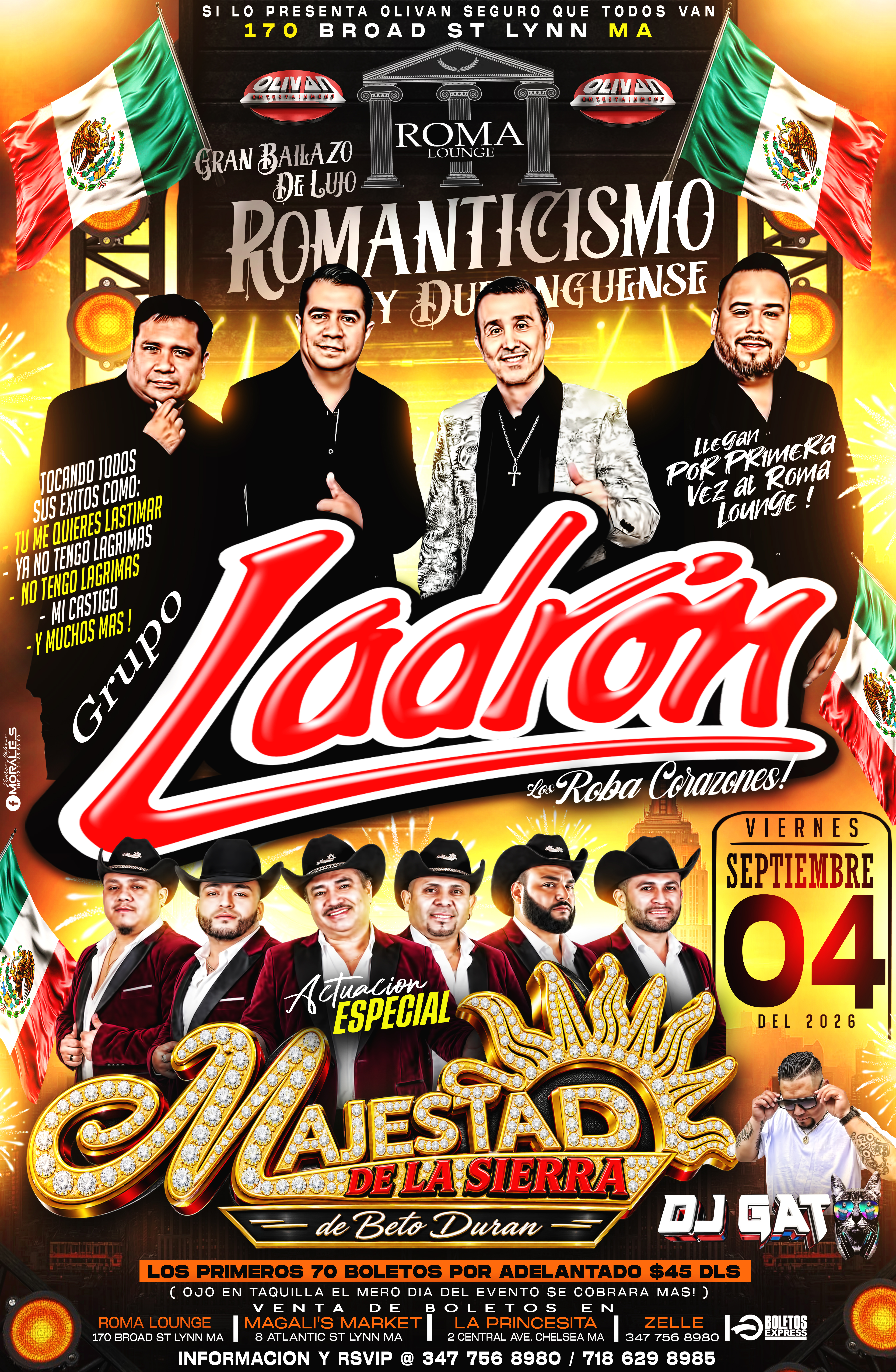 Grupo Ladron, Majestad De La Sierra En Lynn MA