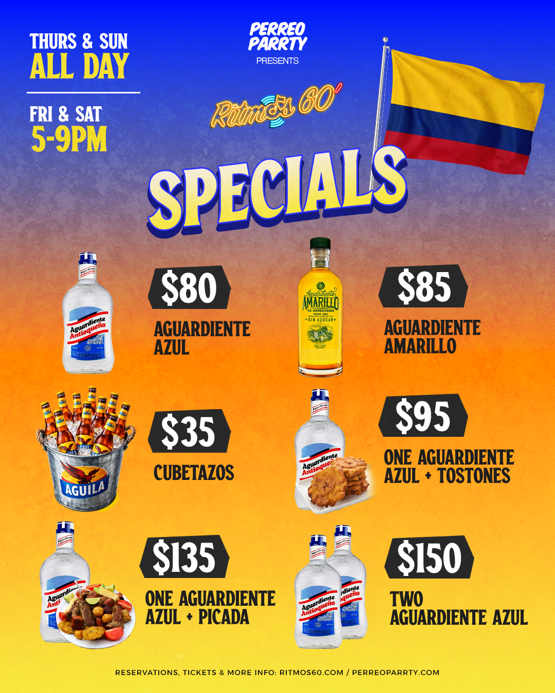 Buy tickets for Happy Hour at Ritmos Colombian Restaurant & Bar Salsa NYC Happy Hour at Ritmos Colombian Restaurant & Bar Salsa NYC