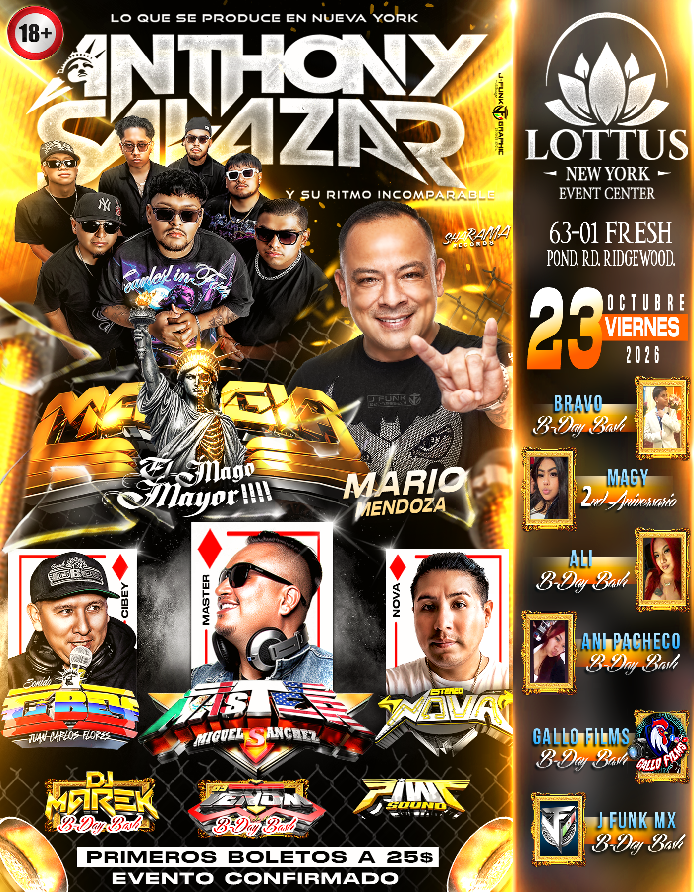 Buy tickets for ANTHONY SALAZAR Y SU RITMO INCOMPARABLE ANTHONY SALAZAR Y SU RITMO INCOMPARABLE