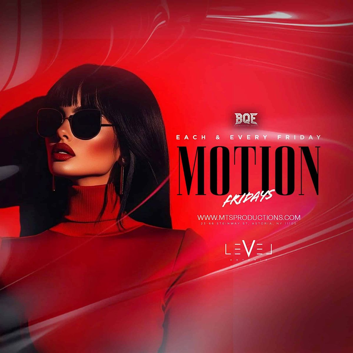 Motion Fridays Reloaded at LEVEL Astoria – September 4, 2026