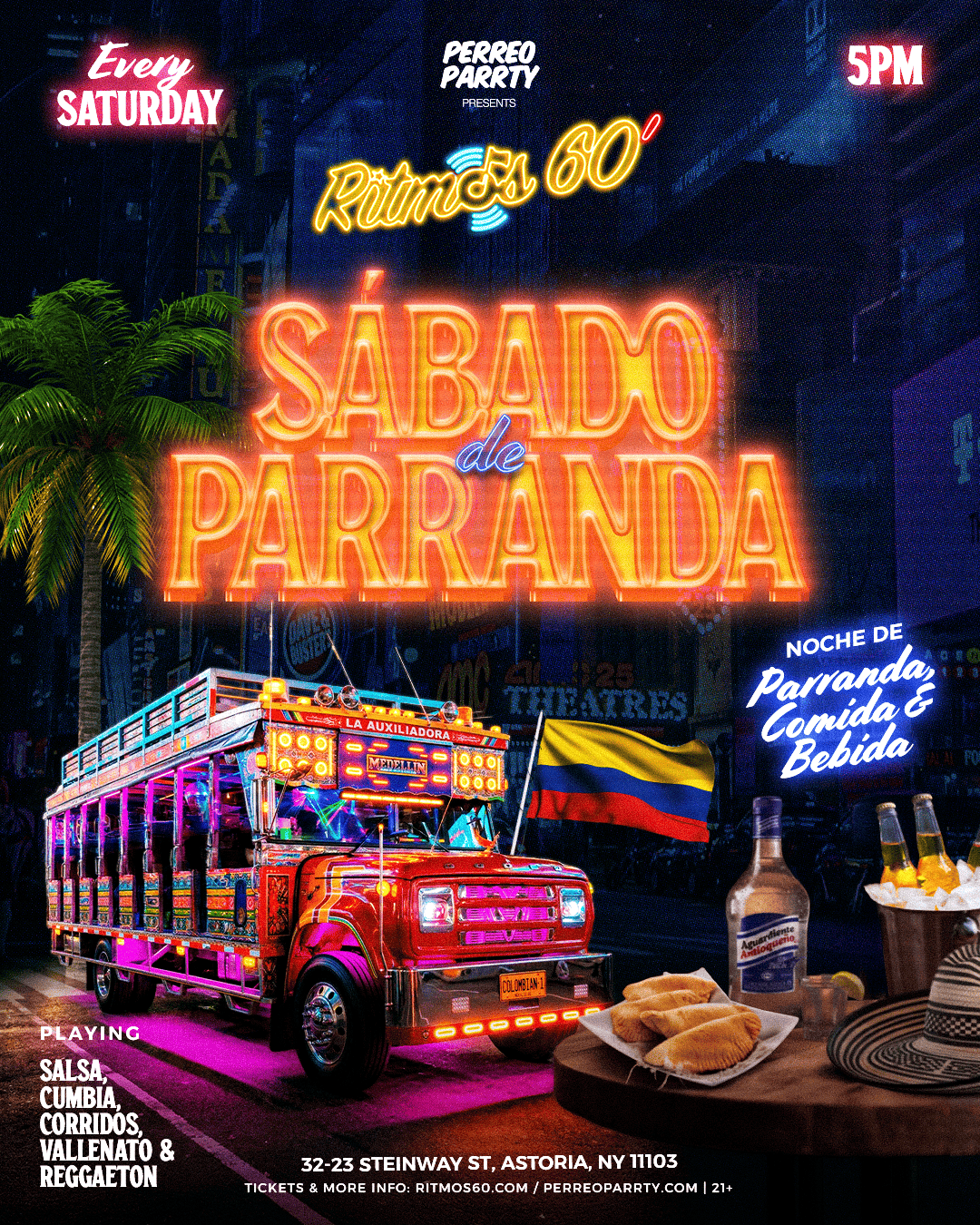 Buy tickets for Happy Hour at Ritmos Colombian Restaurant & Bar Salsa NYC Happy Hour at Ritmos Colombian Restaurant & Bar Salsa NYC