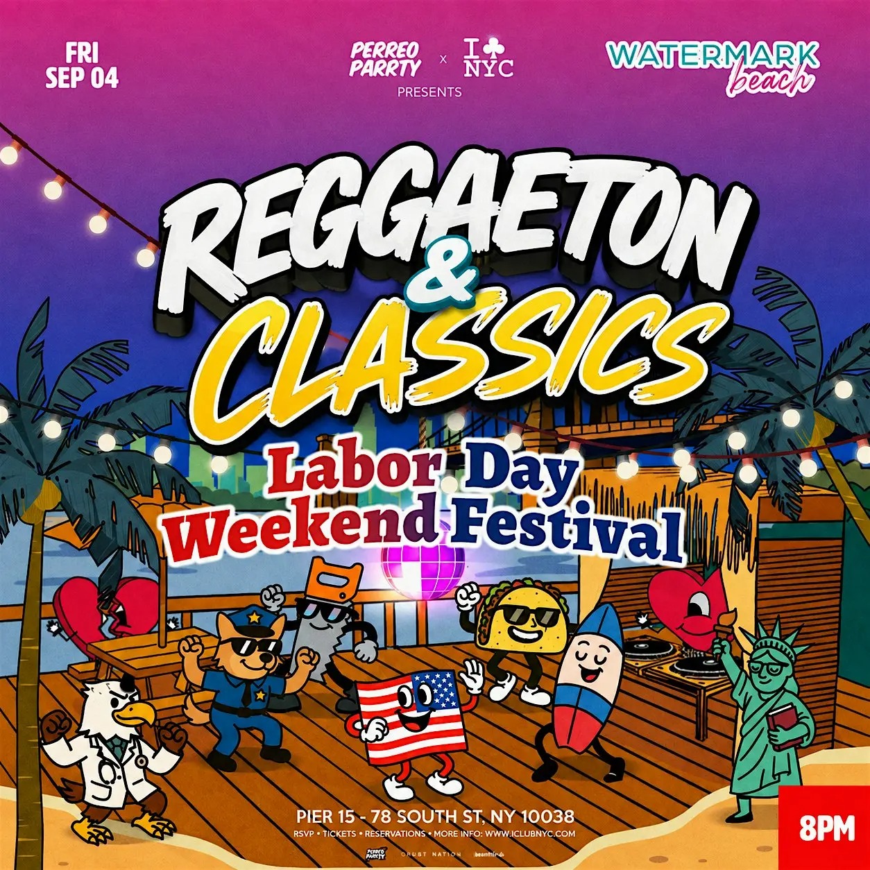 Reggaeton Classics - Labor Day Weekend at Watermark Pier 15