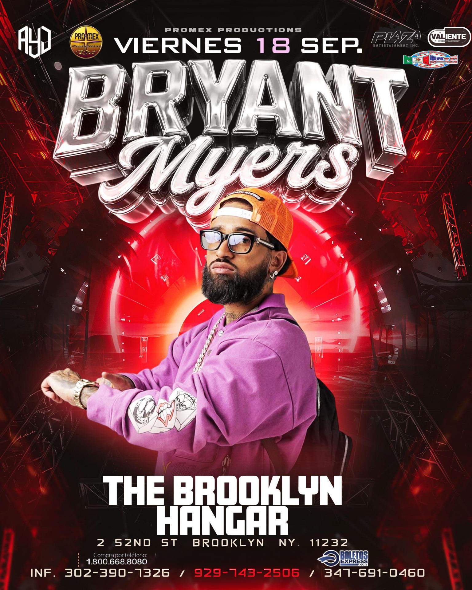 Buy tickets for BRYANT MYERS BRYANT MYERS