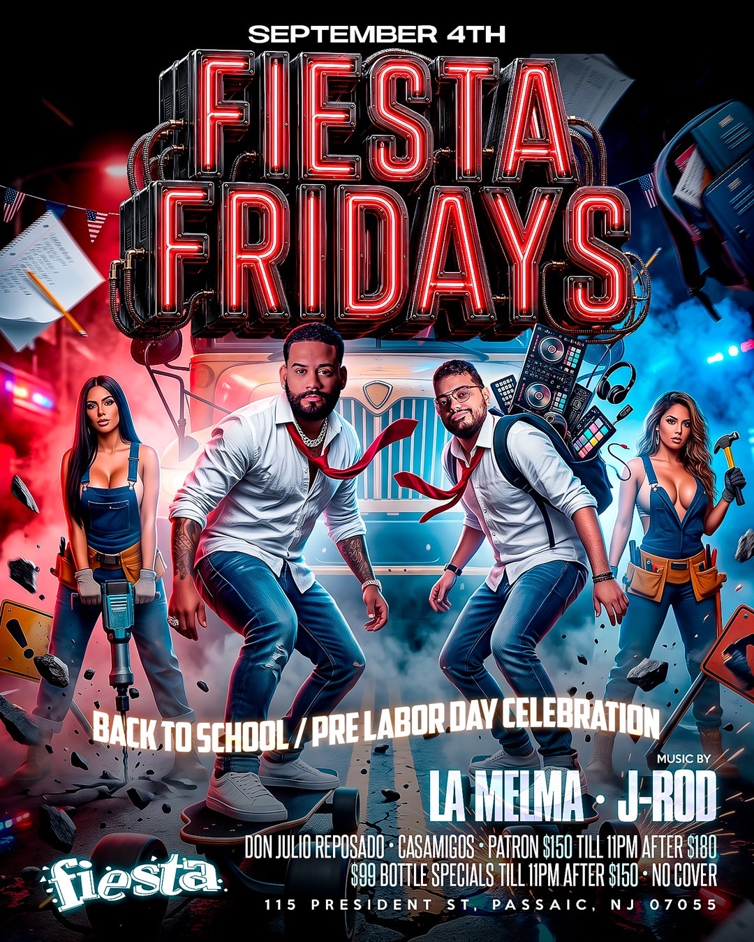 FIESTA FRIDAY - BACK TO SCHOOL/ PRE LABOR DAY CELEBRATION