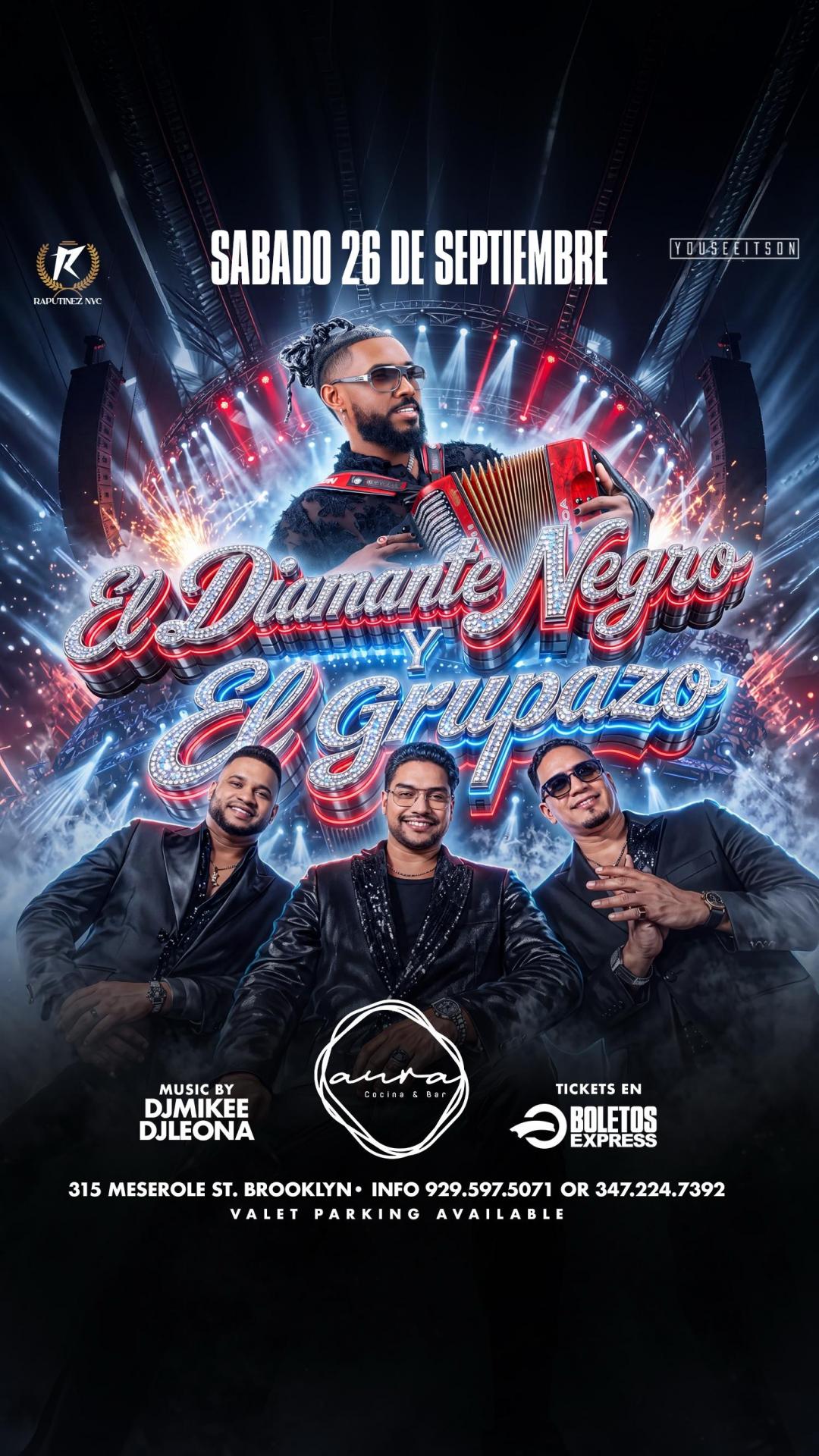 Buy tickets for El diamante negro y El Grupaso El diamante negro y El Grupaso