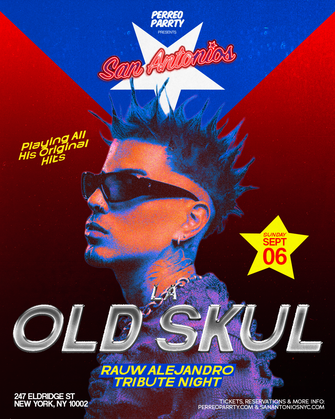 La Old SKUL - Playing Rauw Top Hits @  San Antonios Latin & Reggaeton Bar