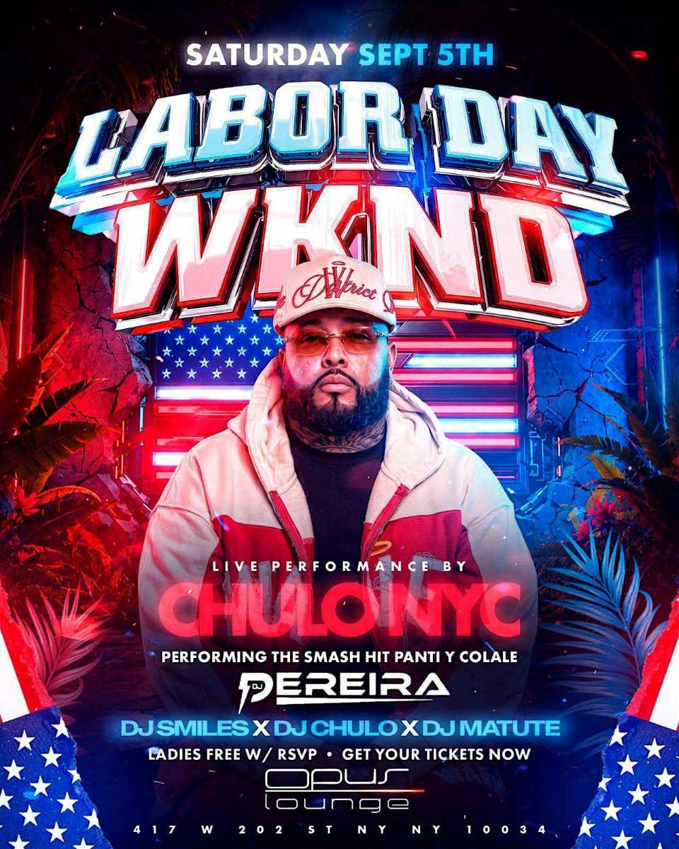Labor Day Weekend Party at Opus Lounge NYC