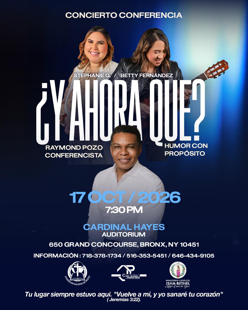 Buy tickets for ¿Y AHORA QUE? CONCIERTO CONFERENCIA ¿Y AHORA QUE? CONCIERTO CONFERENCIA