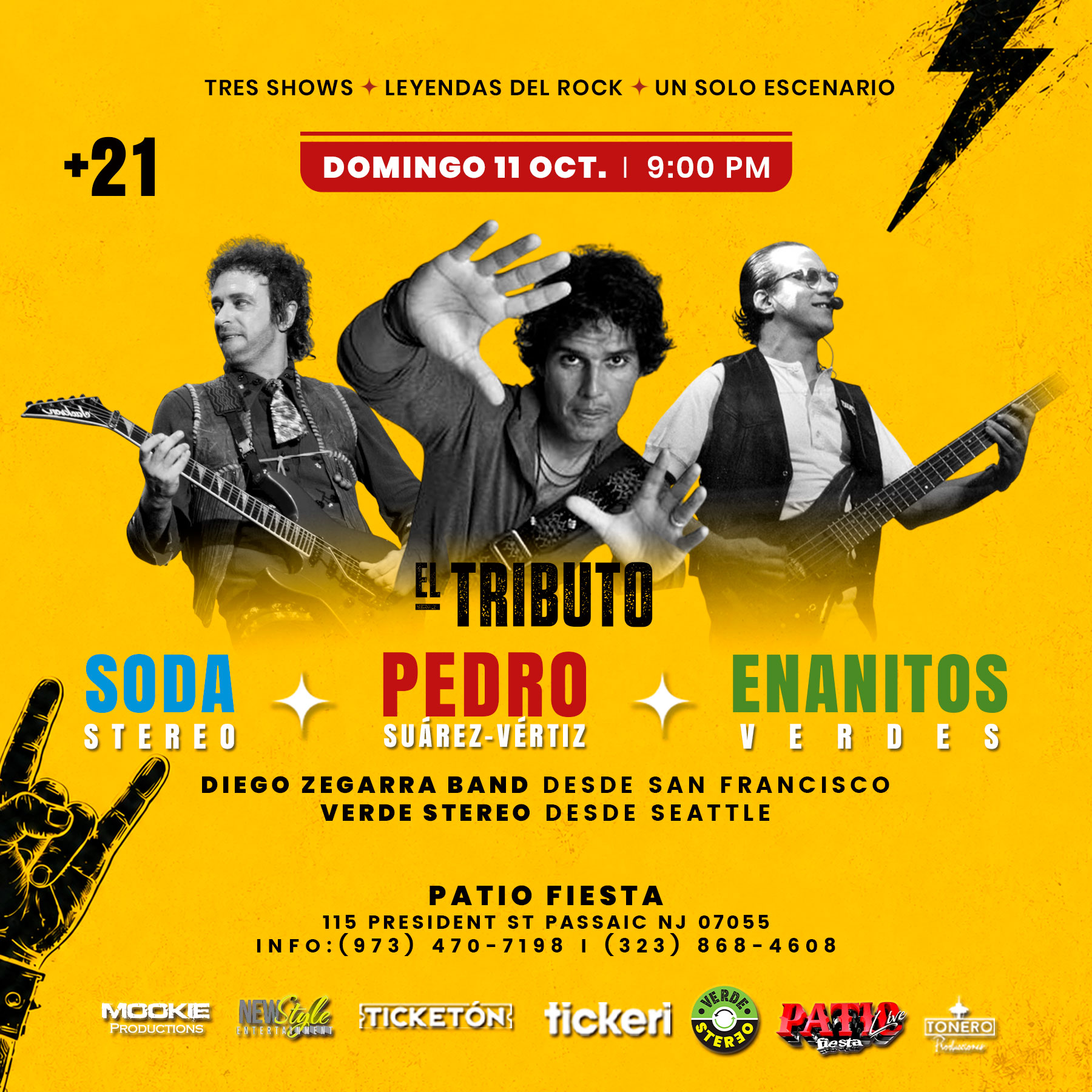 🎸 ¡NOCHE DE TRIBUTOS AL ROCK EN ESPAÑOL! 🎸🔥
