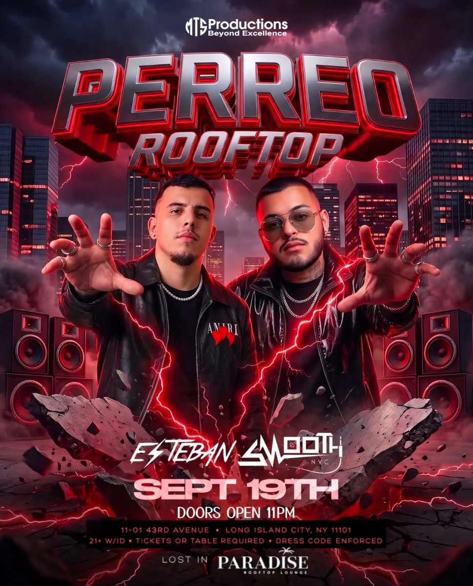 Perreo Rooftop Party NYC – Reggaeton Party in Long Island City, Queens