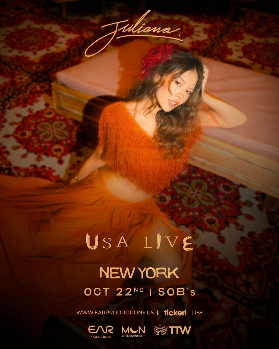 Buy tickets for Juliana: USA Tour en New York Juliana: USA Tour en New York