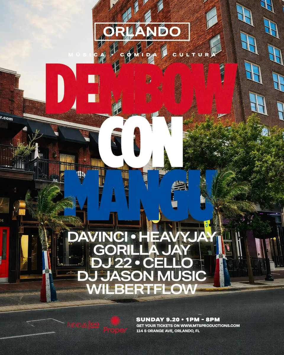 Buy tickets for Dembow Con Mangú Orlando 2026 – Dominican Music & Day Party Dembow Con Mangú Orlando 2026 – Dominican Music & Day Party