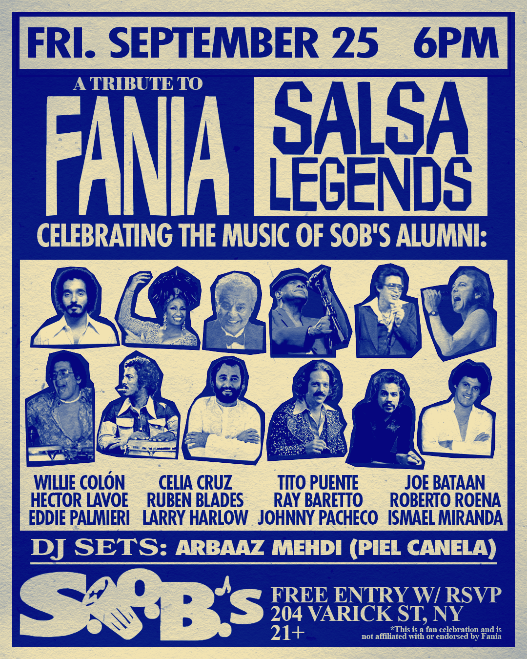A Tribute to Fania Salsa Legends
