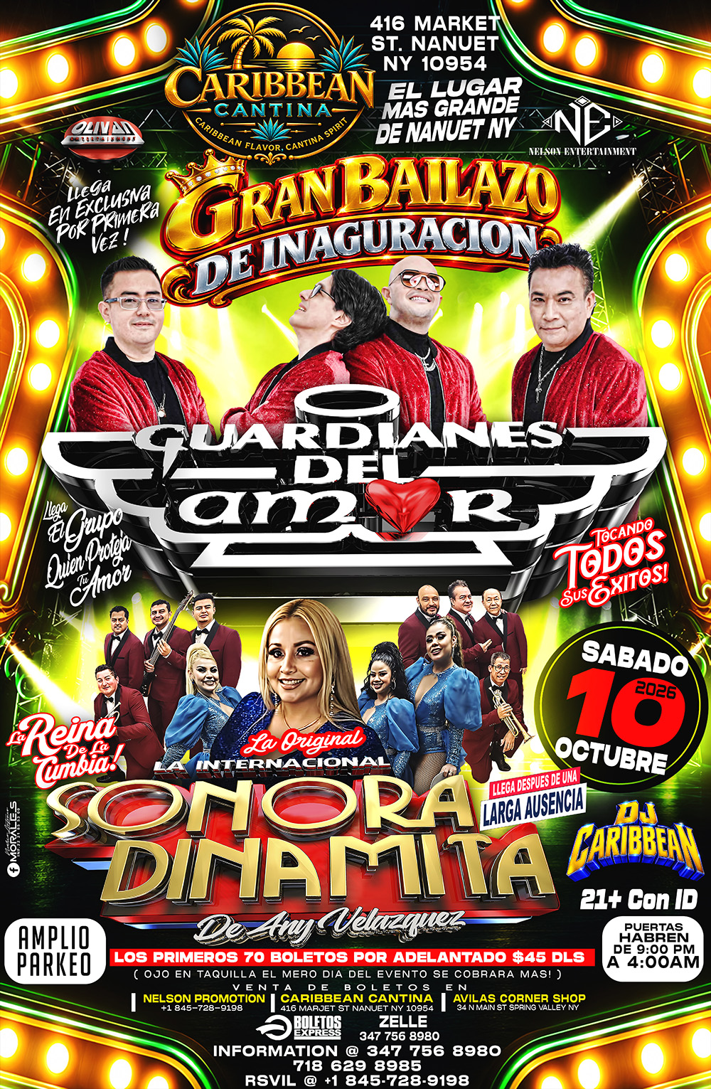 Buy tickets for Los Guardianes Del Amor, International Sonora Dinamita Any Velasquez En Nanuet NY Los Guardianes Del Amor, International Sonora Dinamita Any Velasquez En Nanuet NY