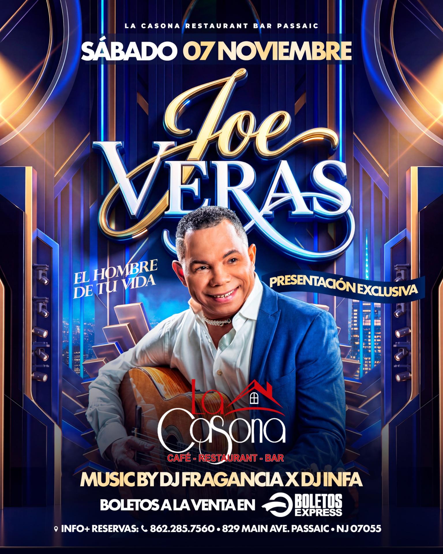 Buy tickets for JOE VERAS JOE VERAS