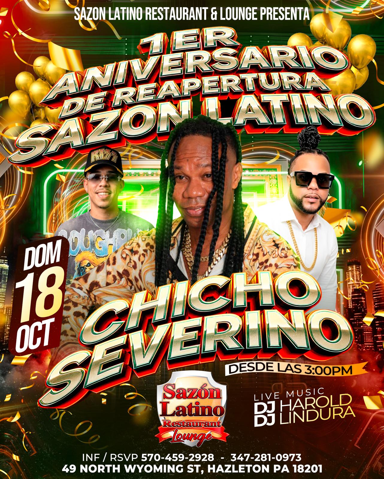 Buy tickets for 1er aniversario sazon latino 1er aniversario sazon latino