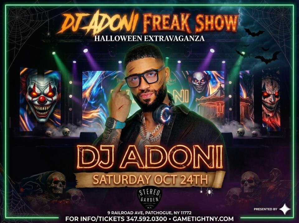 DJ ADONI FREAK SHOW AT STEREO GARDEN HALLOWEEN PARTY 2026