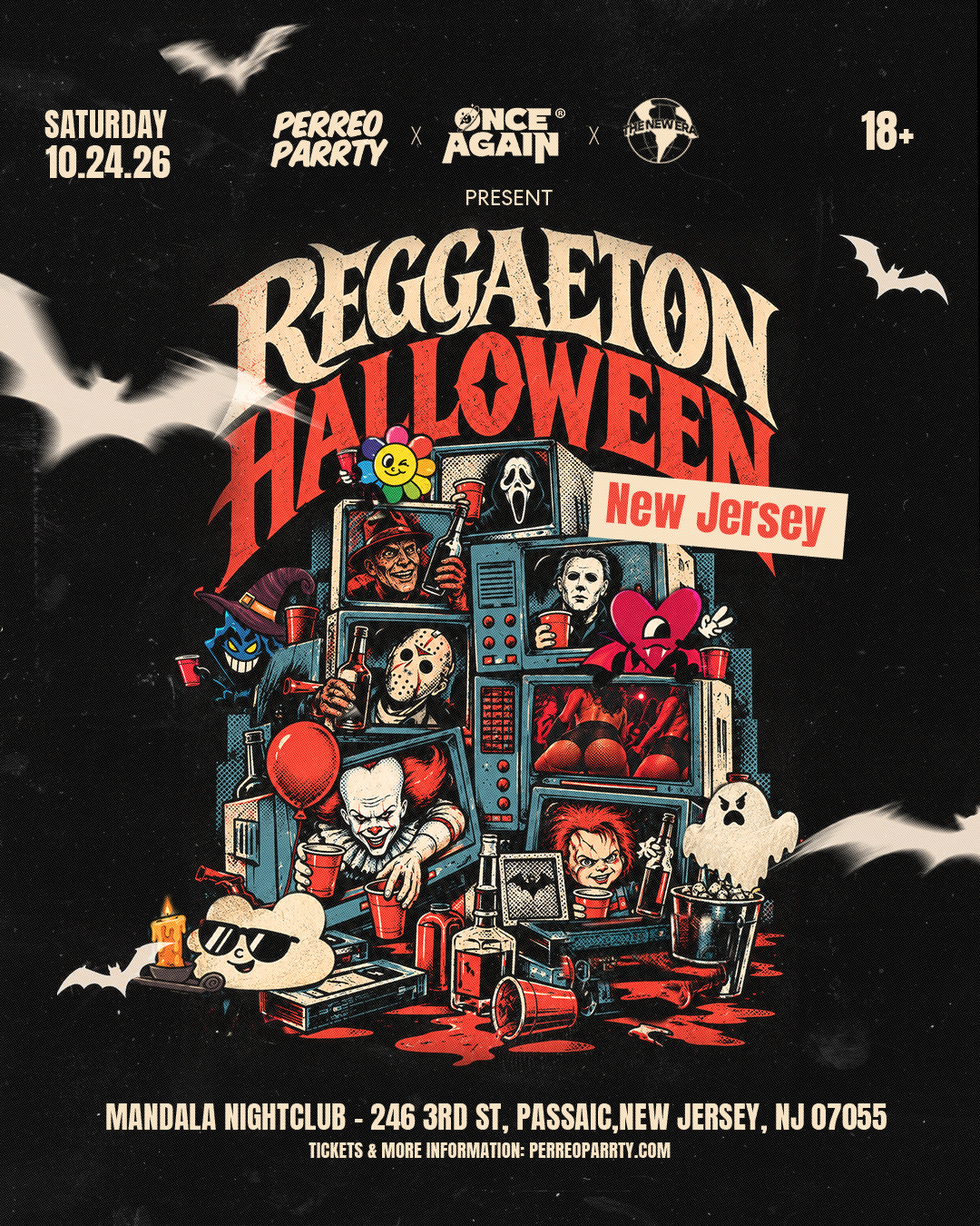 Buy tickets for Reggaeton Halloween Perreo Parrty In New Jersey (18+) Reggaeton Halloween Perreo Parrty In New Jersey (18+)