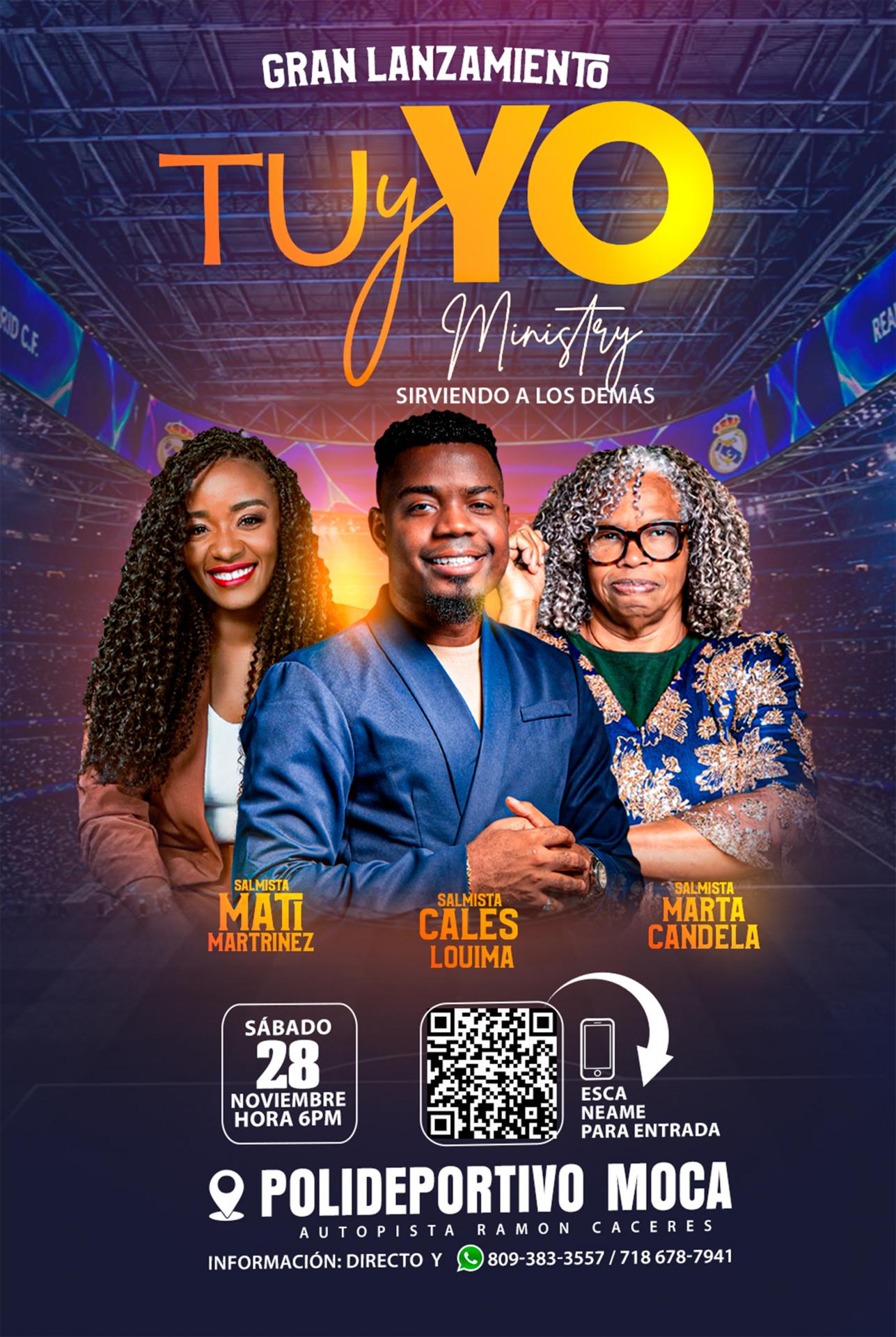 Buy tickets for TU Y YO MINISTRY TU Y YO MINISTRY