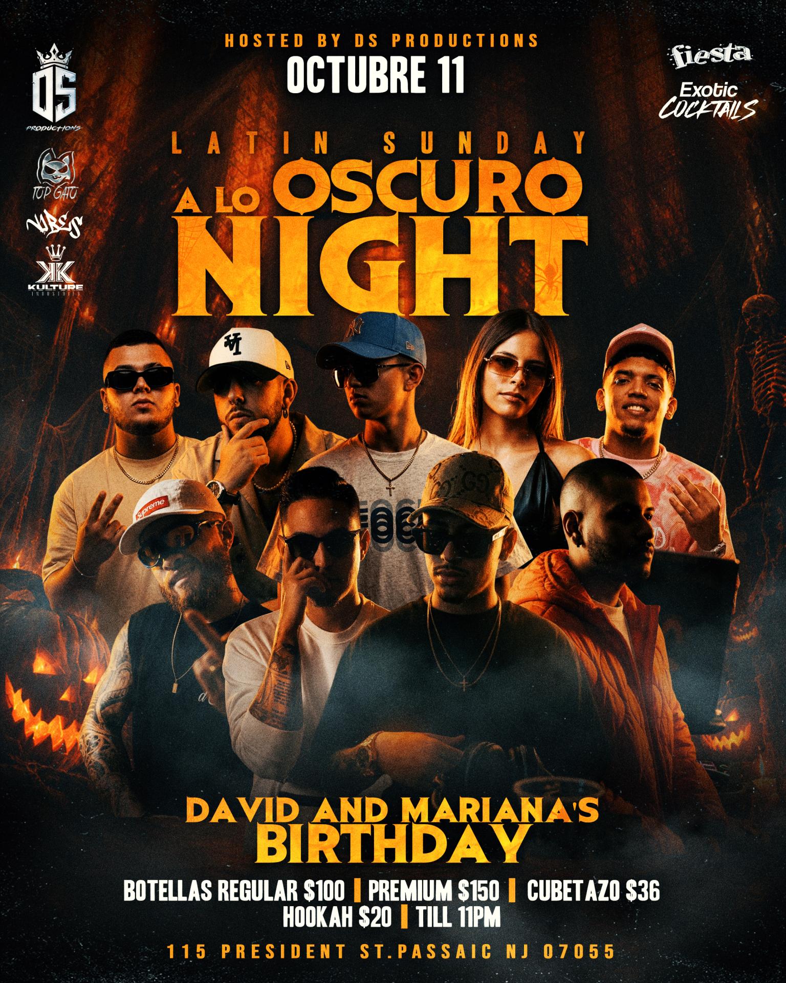 LATIN SUNDAY - A LO OSCURO NIGHT