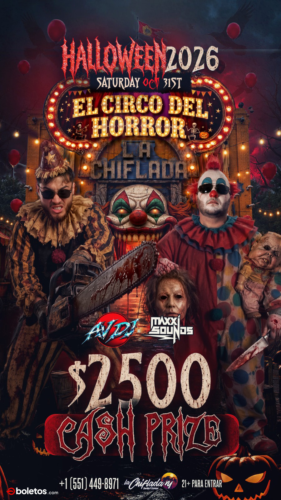 La Chiflada: EL CIRCO DEL HORROR 🎪 Halloween 2026