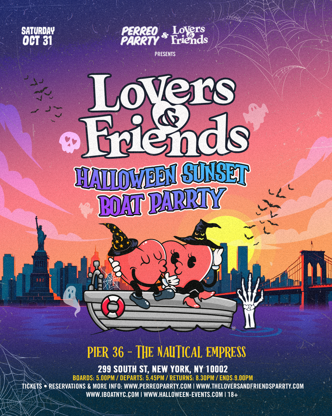 Buy tickets for Lovers & Friends R&B & Hip-Hop Halloween NYC Boat Party Lovers & Friends R&B & Hip-Hop Halloween NYC Boat Party