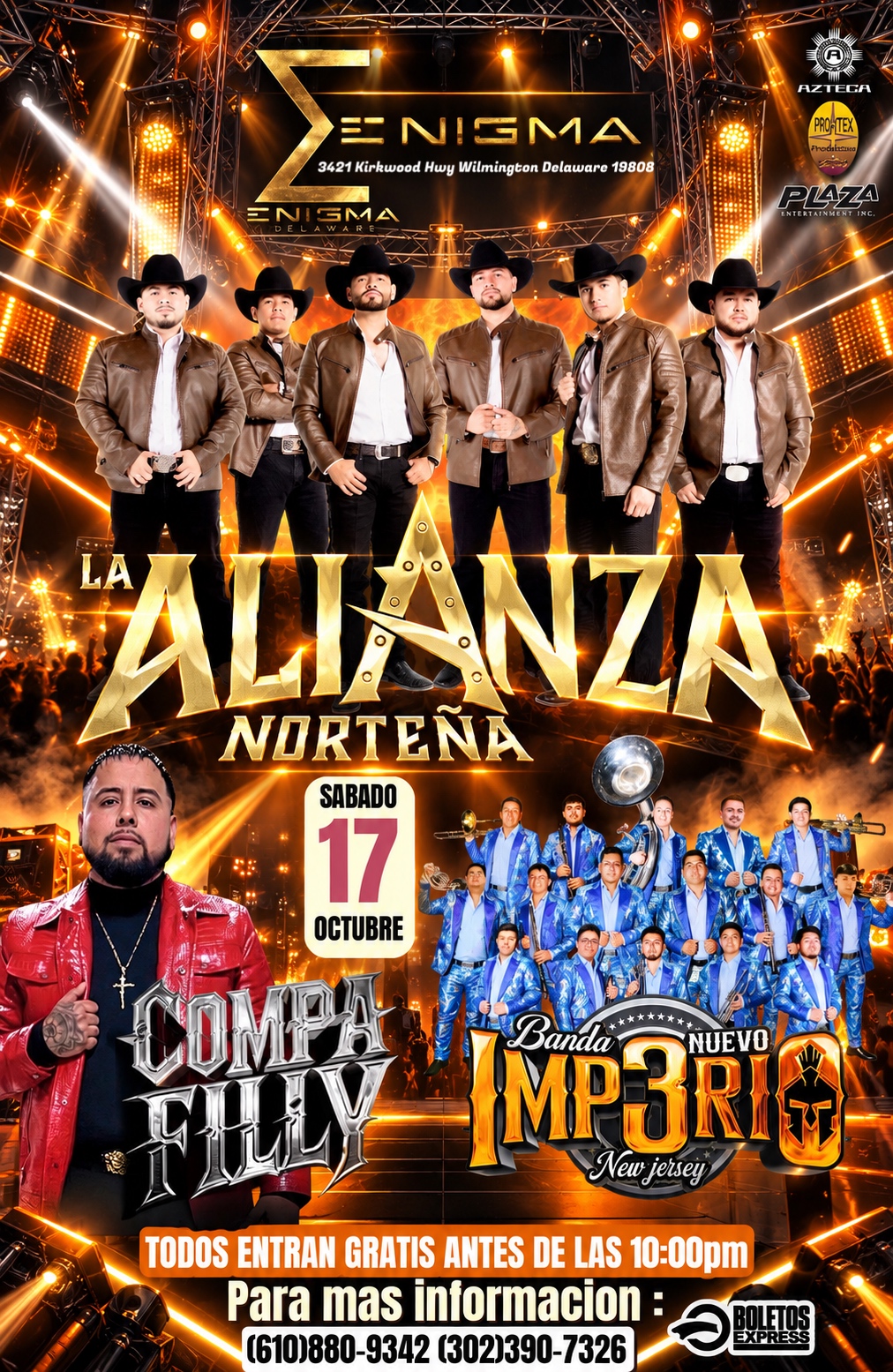 Buy tickets for LA ALIANZA NORTEÑA LA ALIANZA NORTEÑA