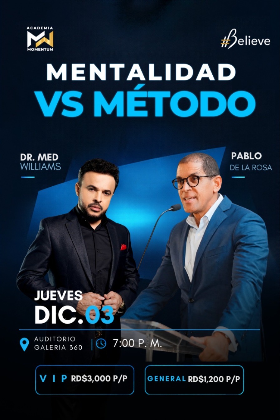 Buy tickets for MENTALIDAD VS MÉTODO MENTALIDAD VS MÉTODO