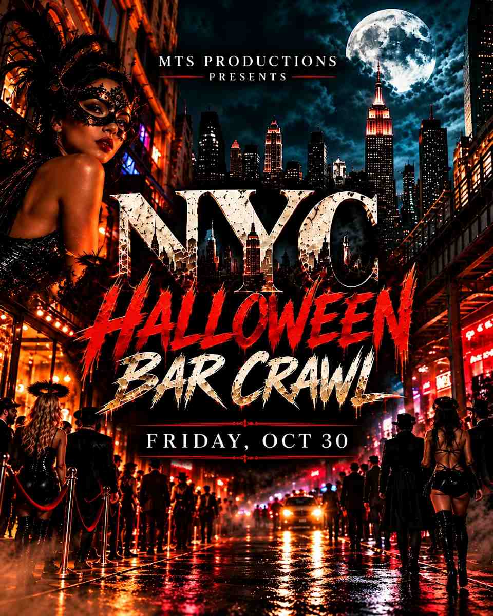 NYC Halloween Bar Crawl 2026 – Manhattan Halloween Nightlife
