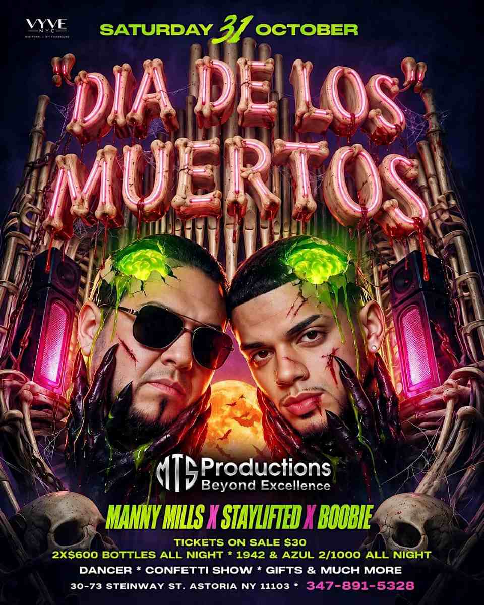 Dia de los Muertos at Magic Lounge Astoria – Halloween Party in Queens