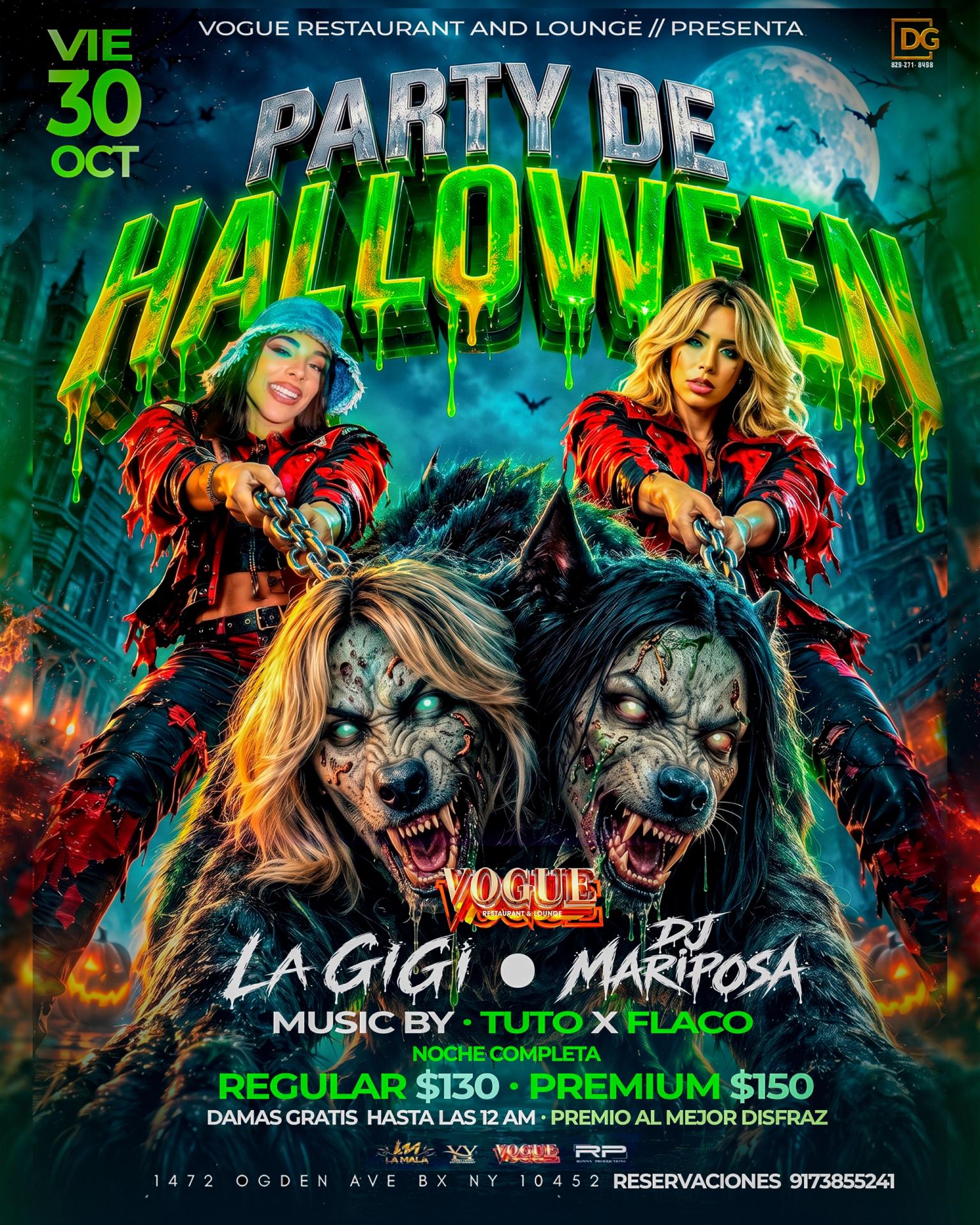 Buy tickets for Halloween party con dj Mariposa & La gigi Halloween party con dj Mariposa & La gigi